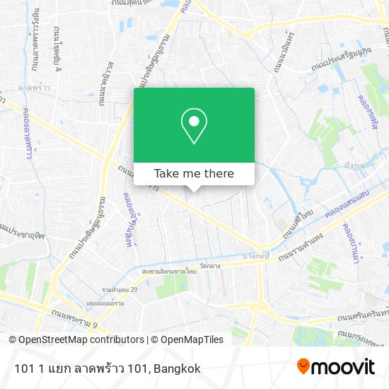 101 1 แยก ลาดพร้าว 101 map