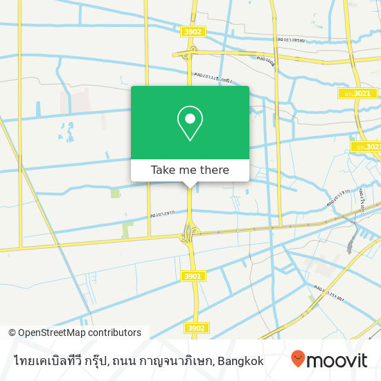 ไทยเคเบิลทีวี กรุ๊ป, ถนน กาญจนาภิเษก map