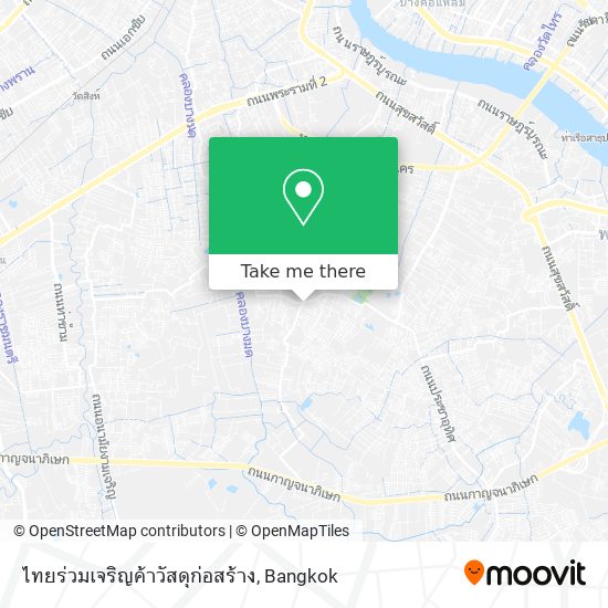 ไทยร่วมเจริญค้าวัสดุก่อสร้าง map