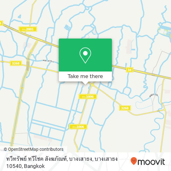 ทวีทรัพย์ ทวีโชค สังฆภัณฑ์, บางเสาธง, บางเสาธง 10540 map