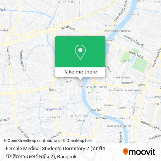 Female Medical Students Dormitory 2 (หอพักนักศึกษาแพทย์หญิง 2) map