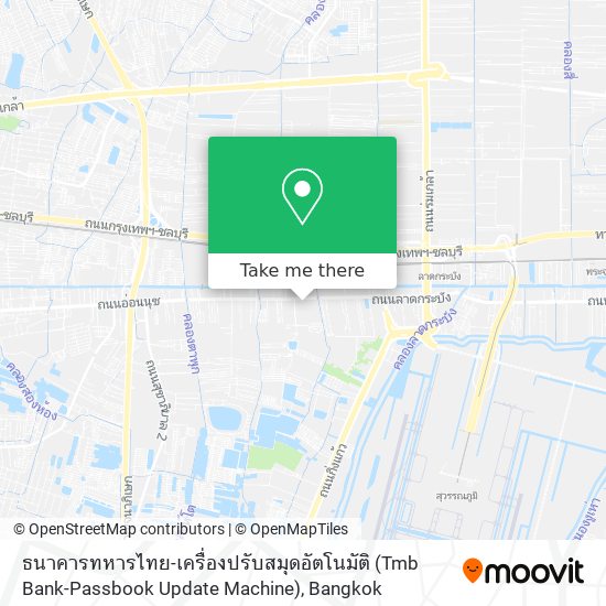 ธนาคารทหารไทย-เครื่องปรับสมุดอัตโนมัติ (Tmb Bank-Passbook Update Machine) map