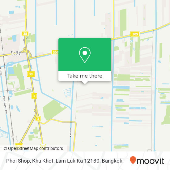 Phoi Shop, Khu Khot, Lam Luk Ka 12130 map