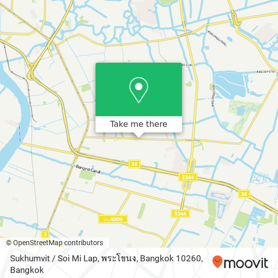 Sukhumvit / Soi Mi Lap, พระโขนง, Bangkok 10260 map