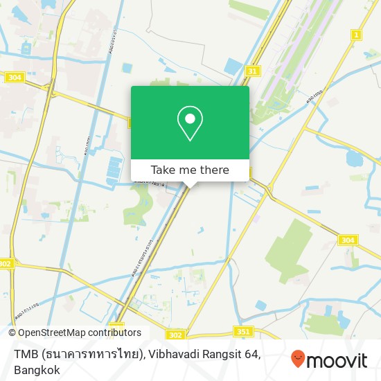 TMB (ธนาคารทหารไทย), Vibhavadi Rangsit 64 map