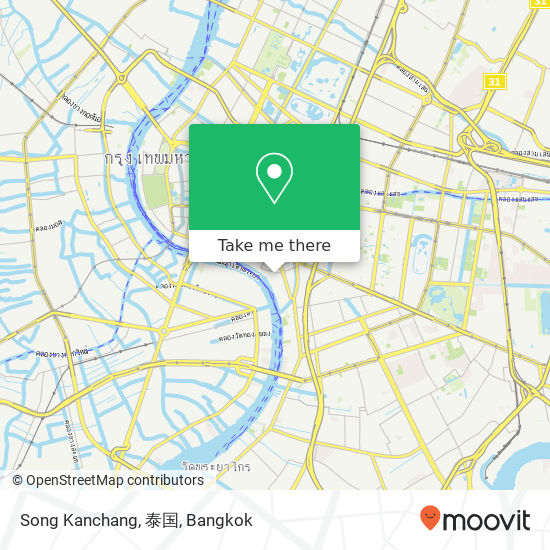 Song Kanchang, 泰国 map