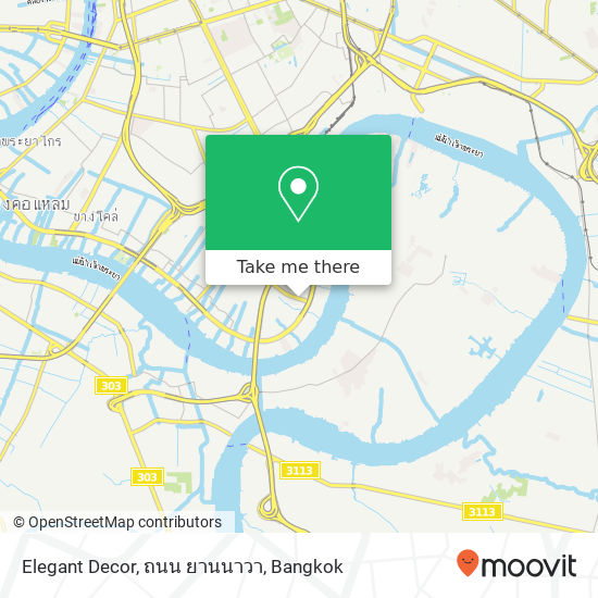 Elegant Decor, ถนน ยานนาวา map