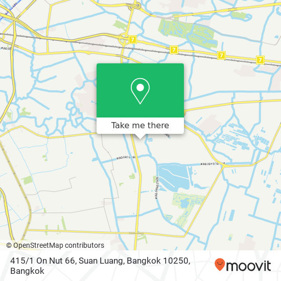415 / 1 On Nut 66, Suan Luang, Bangkok 10250 map