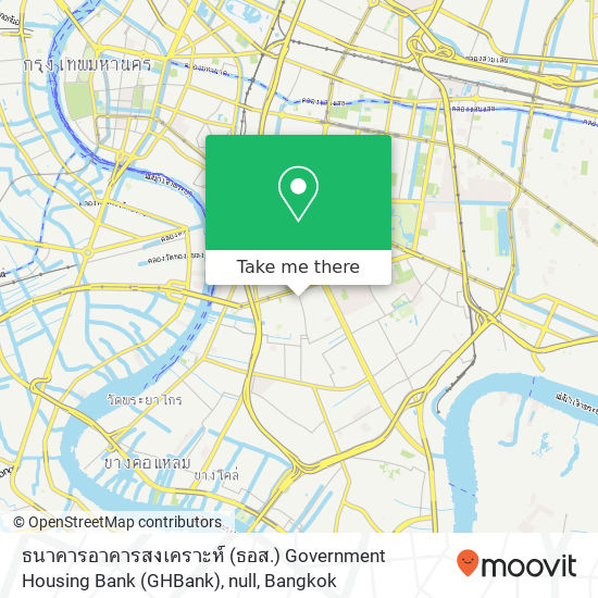 ธนาคารอาคารสงเคราะห์ (ธอส.) Government Housing Bank (GHBank), null map