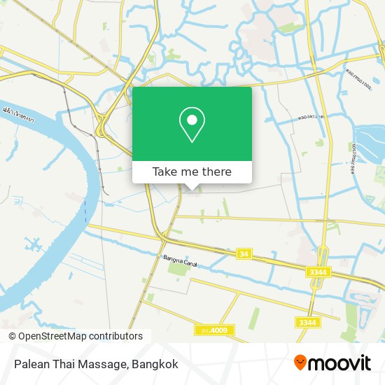 Palean Thai Massage map