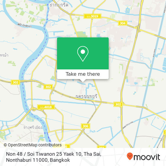 Non 48 / Soi Tiwanon 25 Yaek 10, Tha Sai, Nonthaburi 11000 map