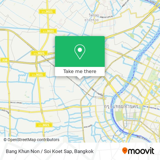 Bang Khun Non / Soi Koet Sap map