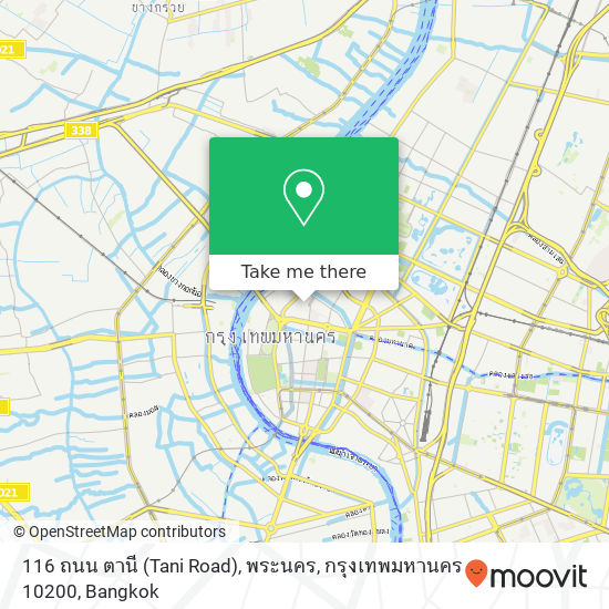 116 ถนน ตานี (Tani Road), พระนคร, กรุงเทพมหานคร 10200 map