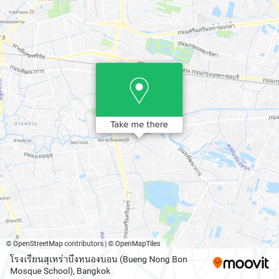 โรงเรียนสุเหร่าบึงหนองบอน (Bueng Nong Bon Mosque School) map