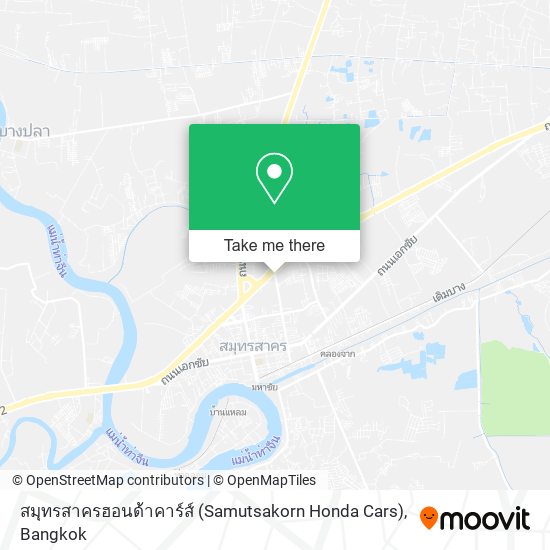 สมุทรสาครฮอนด้าคาร์ส์ (Samutsakorn Honda Cars) map