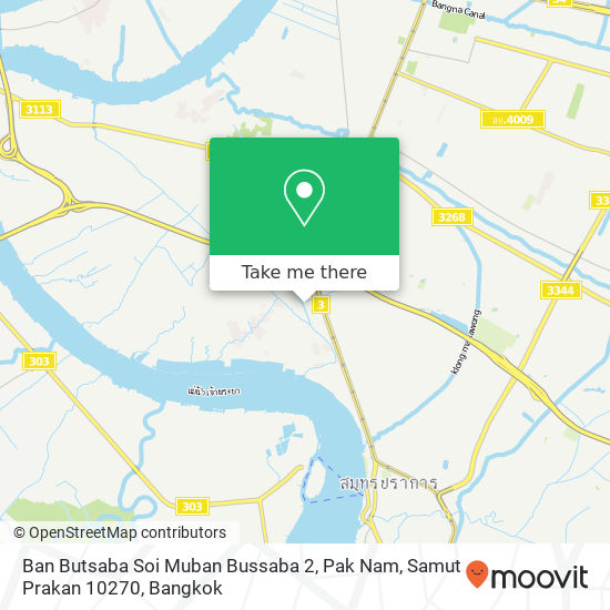 Ban Butsaba Soi Muban Bussaba 2, Pak Nam, Samut Prakan 10270 map