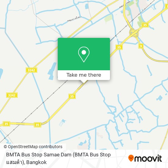 BMTA Bus Stop Samae Dam (BMTA Bus Stop แสมดำ) map