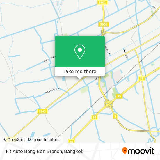 Fit Auto Bang Bon Branch map