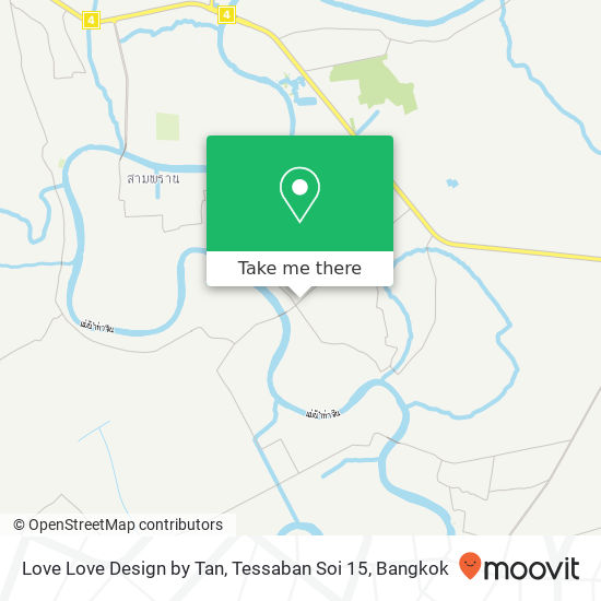 Love Love Design by Tan, Tessaban Soi 15 map