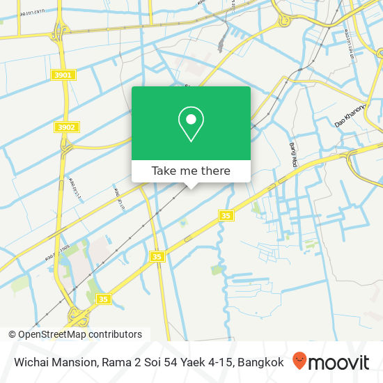 Wichai Mansion, Rama 2 Soi 54 Yaek 4-15 map