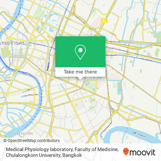 Medical Physiology laboratory, Faculty of Medicine, Chulalongkorn University map