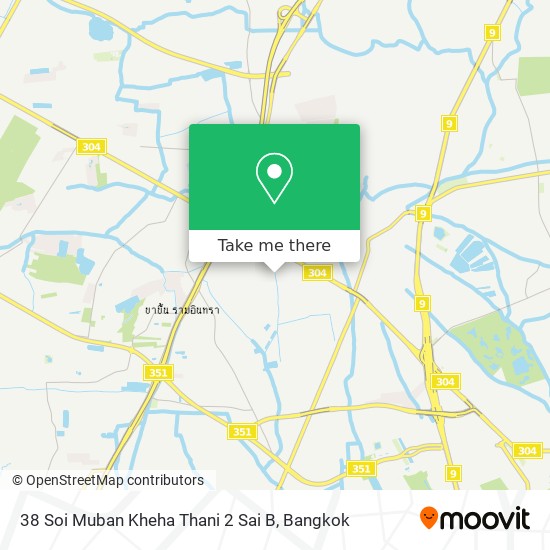 38 Soi Muban Kheha Thani 2 Sai B map