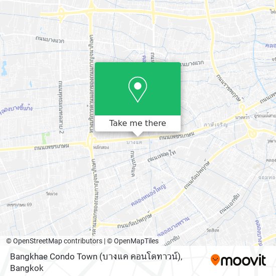 Bangkhae Condo Town (บางแค คอนโดทาวน์) map