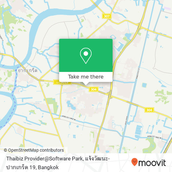 Thaibiz Provider@Software Park, แจ้งวัฒนะ-ปากเกร็ด 19 map