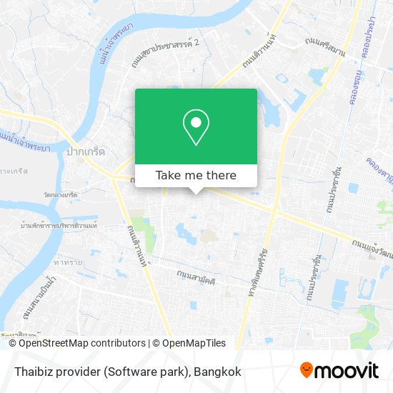 Thaibiz provider (Software park) map