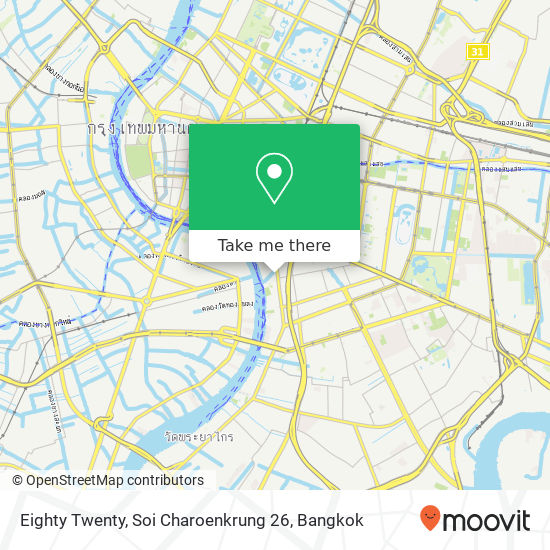 Eighty Twenty, Soi Charoenkrung 26 map