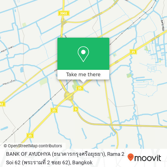 BANK OF AYUDHYA (ธนาคารกรุงศรีอยุธยา), Rama 2 Soi 62 (พระรามที่ 2 ซอย 62) map