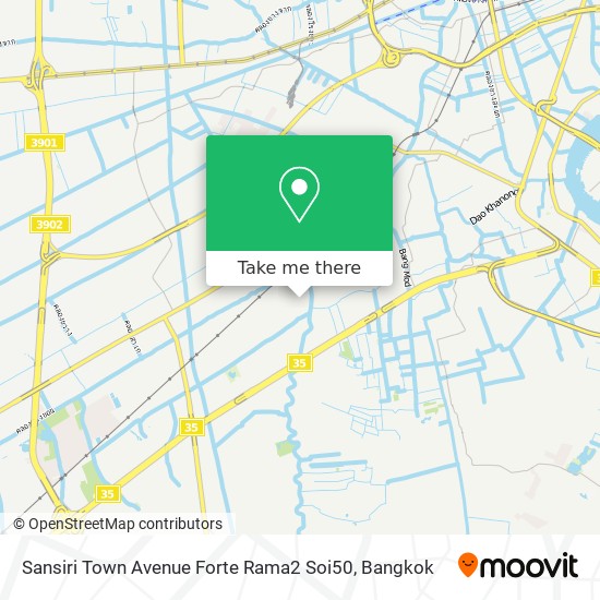 Sansiri Town Avenue Forte Rama2 Soi50 map
