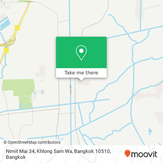 Nimit Mai 34, Khlong Sam Wa, Bangkok 10510 map