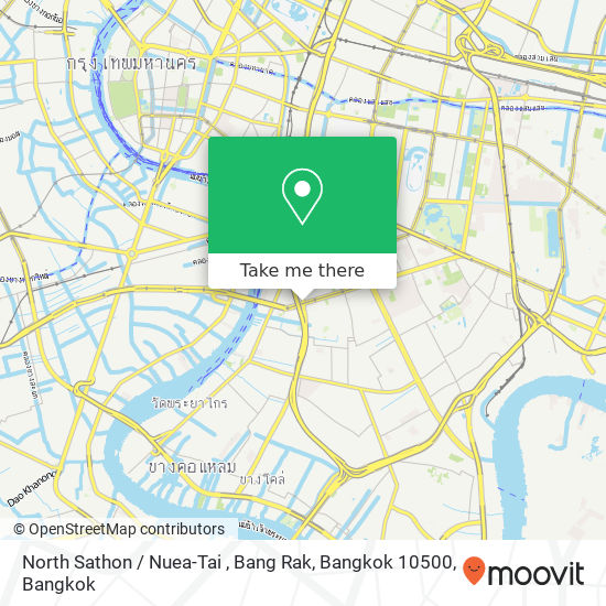 North Sathon / Nuea-Tai , Bang Rak, Bangkok 10500 map