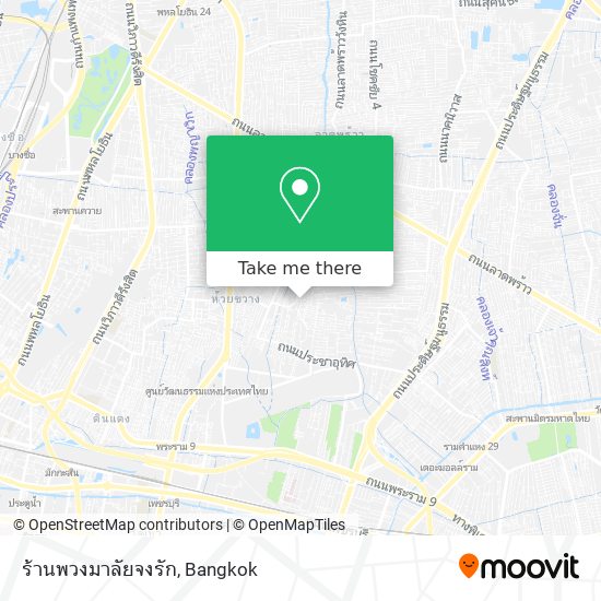 ร้านพวงมาลัยจงรัก map