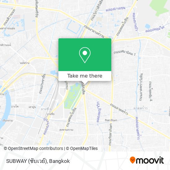 SUBWAY (ซับเวย์) map