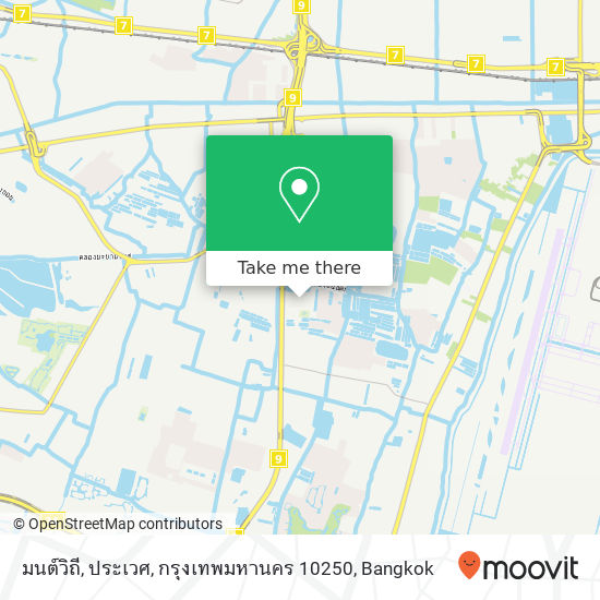 มนต์วิถี, ประเวศ, กรุงเทพมหานคร 10250 map