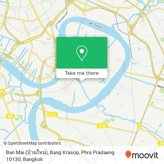 Ban Mai (บ้านใหม่), Bang Krasop, Phra Pradaeng 10130 map