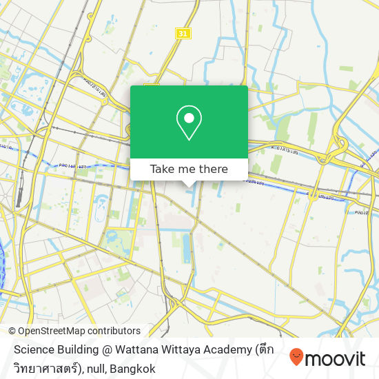 Science Building @ Wattana Wittaya Academy (ตึกวิทยาศาสตร์), null map