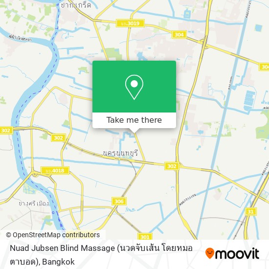 Nuad Jubsen Blind Massage (นวดจับเส้น โดยหมอตาบอด) map