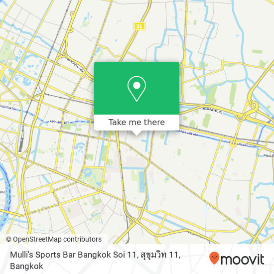 Mulli's Sports Bar Bangkok Soi 11, สุขุมวิท 11 map