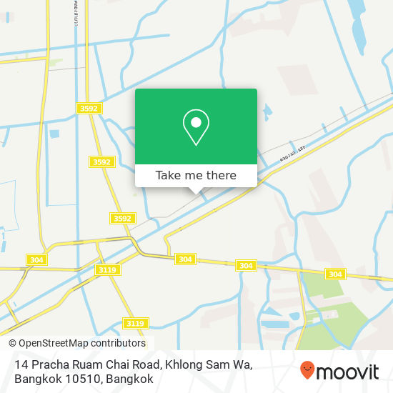 14 Pracha Ruam Chai Road, Khlong Sam Wa, Bangkok 10510 map