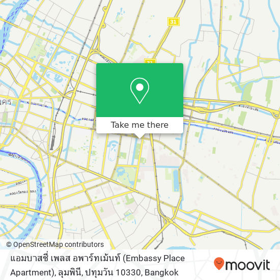 แอมบาสซี่ เพลส อพาร์ทเม้นท์ (Embassy Place Apartment), ลุมพินี, ปทุมวัน 10330 map