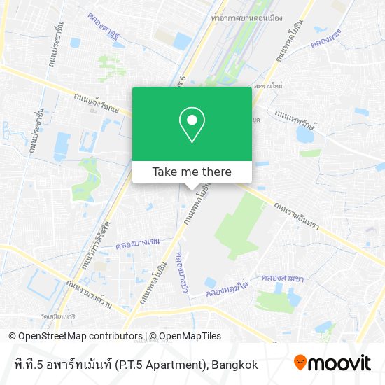 พี.ที.5 อพาร์ทเม้นท์ (P.T.5 Apartment) map