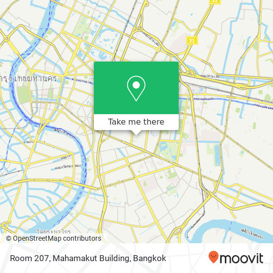 Room 207, Mahamakut Building map