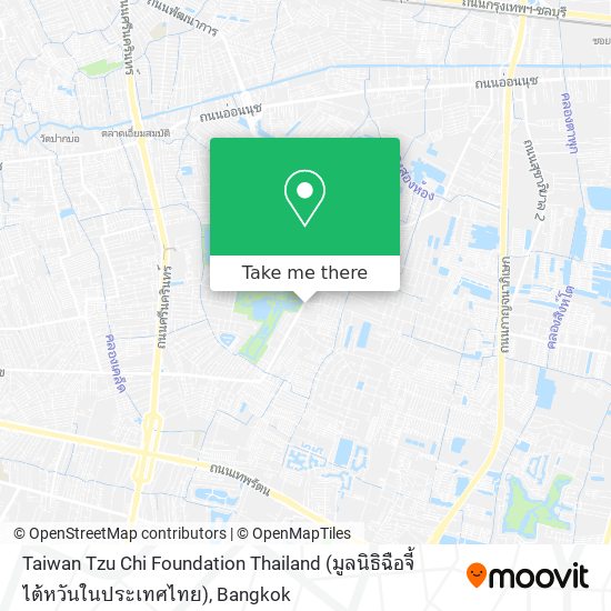 Taiwan Tzu Chi Foundation Thailand (มูลนิธิฉือจี้ไต้หวันในประเทศไทย) map