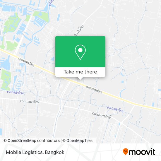 Mobile Logistics map