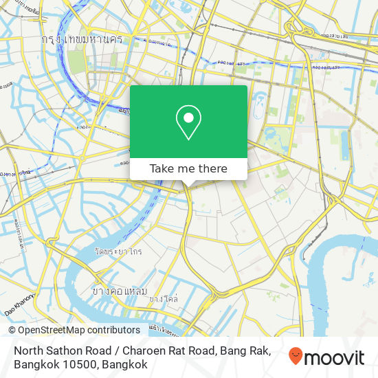 North Sathon Road / Charoen Rat Road, Bang Rak, Bangkok 10500 map