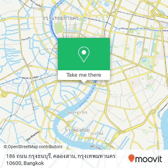 186 ถนน กรุงธนบุรี, คลองสาน, กรุงเทพมหานคร 10600 map