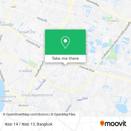 ซอย 14 / ซอย 13 map